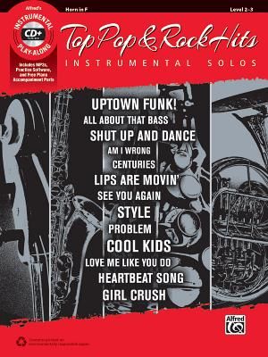 Top Pop & Rock Hits Instrumental Solos: Horn in F, Book & CD image number 0