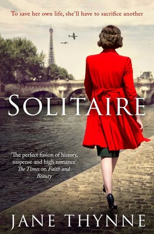 Solitaire: A Captivating Novel of Intrigue and Survival in Wartime Paris image number 0