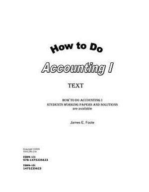 How to do Accounting I Text image number 0