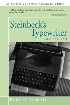 Steinbeck's Typewriter: Essays on His Art image number 0