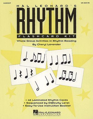 Hal Leonard's Rhythm Flashcard Kit image number 0