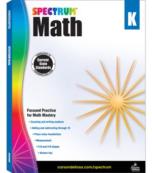 Spectrum Math Workbook, Grade K image number 0