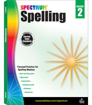 Spectrum Spelling, Grade 2 image number 0