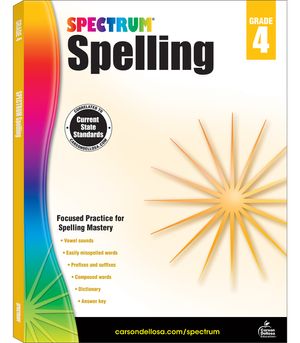 Spectrum Spelling, Grade 4 image number 0