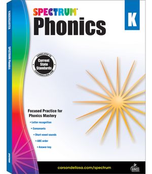 Spectrum Phonics, Grade K image number 0