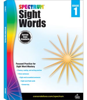 Spectrum Sight Words, Grade 1 image number 0