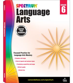 Spectrum Language Arts, Grade 6 image number 0