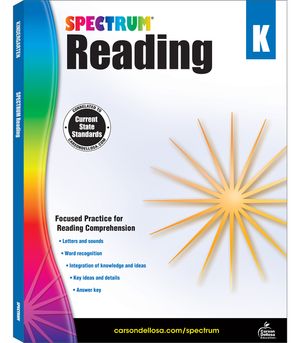 Spectrum Reading Workbook, Grade K image number 0