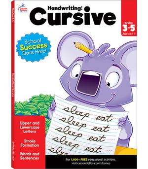 Handwriting: Cursive Workbook image number 0