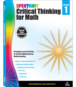 Spectrum Critical Thinking for Math, Grade 1 image number 0