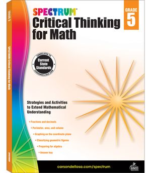 Spectrum Critical Thinking for Math, Grade 5 image number 0