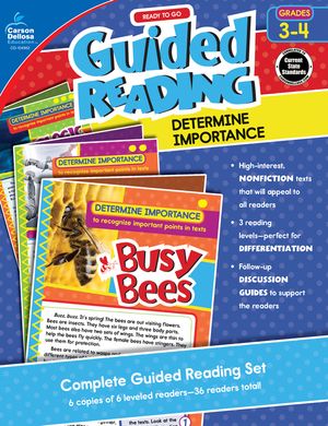 Ready to Go Guided Reading: Determine Importance, Grades 3 - 4 image number 0