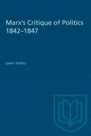 Marx's Critique of Politics 1842-1847 image number 0