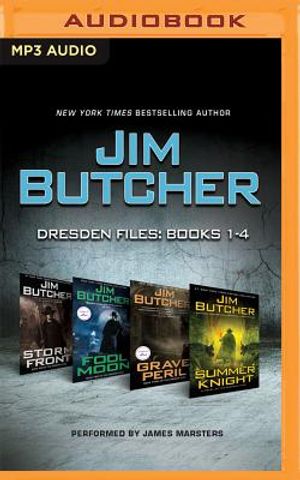 Jim Butcher: Dresden Files, Books 1-4: Storm Front, Fool Moon, Grave Peril, Summer Knight image number 0