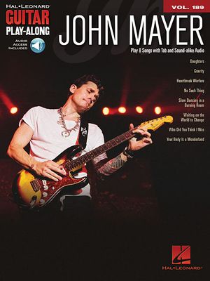 John Mayer; Guitar Play-Along Volume 189 image number 0