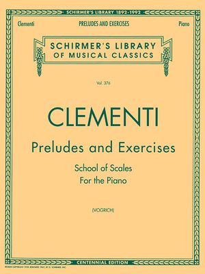 Preludes and Exercises: Schirmer Library of Classics Volume 376 Piano Solo image number 0