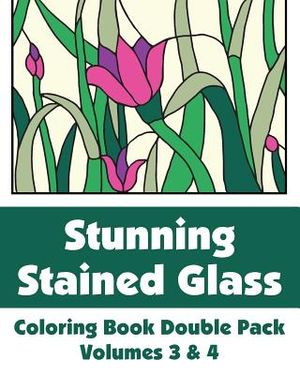 Stunning Stained Glass Coloring Book Double Pack (Volumes 3 & 4) image number 0