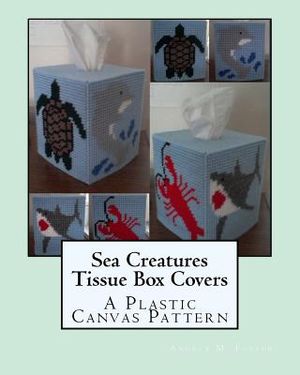Sea Creatures Tissue Box Covers: A Plastic Canvas Pattern image number 0