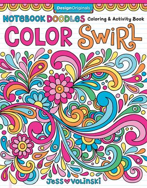 Notebook Doodles Color Swirl: Coloring & Activity Book image number 0
