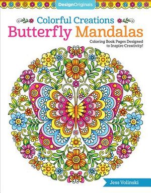 Colorful Creations Butterfly Mandalas: Coloring Book Pages Designed to Inspire Creativity! image number 0