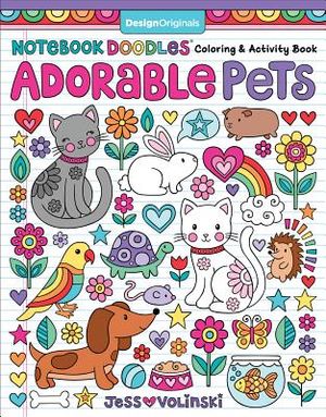 Notebook Doodles Adorable Pets: Coloring & Activity Book image number 0