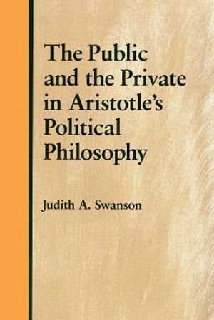 The Public and the Private in Aristotle's Political Philosophy image number 0