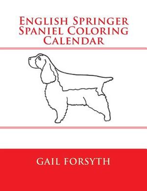 English Springer Spaniel Coloring Calendar image number 0