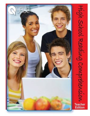 High School Reading Comprehension Teacher Edition image number 0