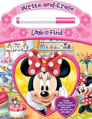 Disney Minnie Mouse - Write-And-Erase Look and Find [With Marker] image number 0