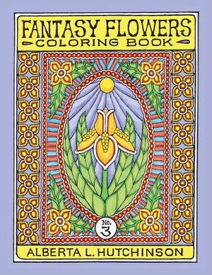 Fantasy Flowers Coloring Book No. 3: 32 Designs in Elaborate Oval-Rectangular Frames image number 0