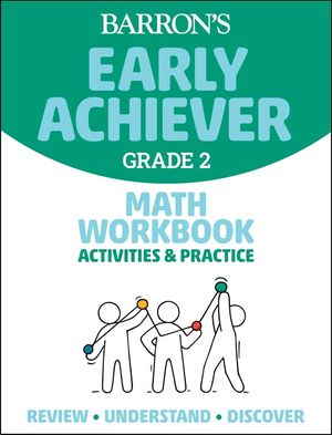 Barron's Early Achiever Grade 2 Math Workbook image number 0