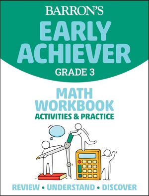 Barron's Early Achiever Grade 3 Math Workbook image number 0