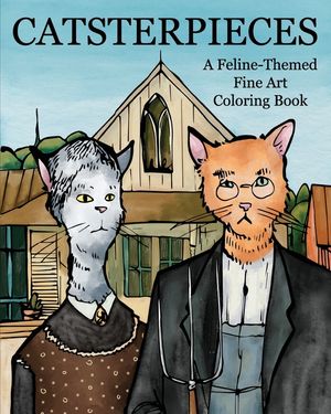 Catsterpieces: A Feline-Themed Fine Art Coloring Book image number 0