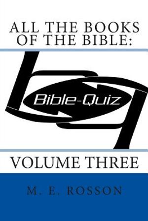 All the Books of the Bible: Bible Quiz: Volume Three image number 0