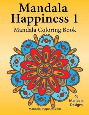 Mandala Happiness 1, Mandala Coloring Book image number 0