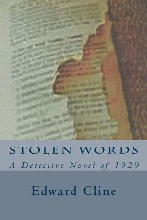 Stolen Words: A Detective Novel of 1929 image number 0