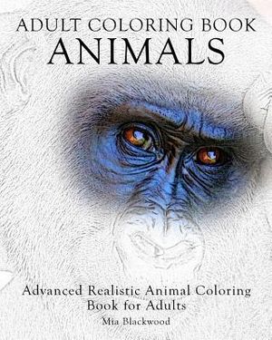 Adult Coloring Book: Animals: Advanced Realistic Animal Coloring Book for Adults image number 0