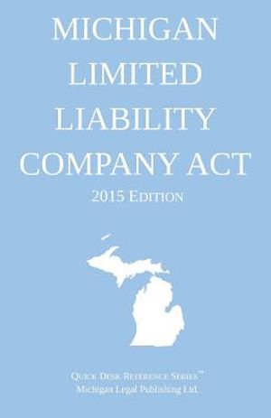 Michigan Limited Liability Company Act; 2016 Edition image number 0