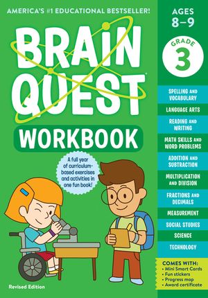 Brain Quest Workbook: 3rd Grade Revised Edition image number 0