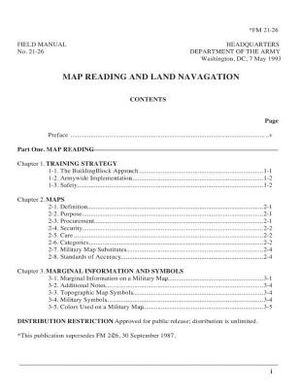 FM 21-26 Map Reading and Land Navigation 1993, by United States. Department of t image number 0