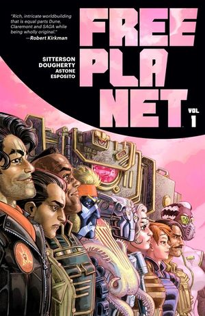 Free Planet Volume 1: A Romantic, Geopolitical Space Opera Graphic Novel image number 0