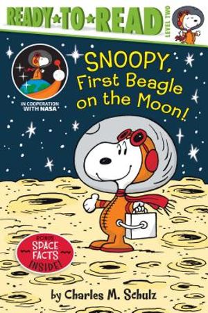 Snoopy, First Beagle on the Moon!: Ready-To-Read Level 2 image number 0