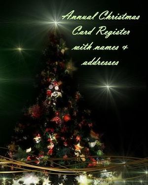 Annual Christmas Card Register with names & addresses image number 0