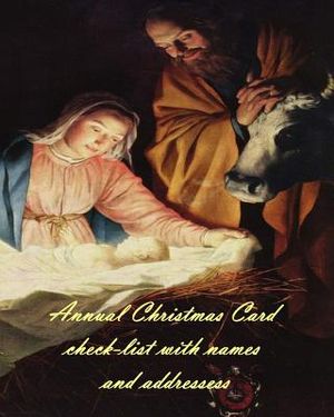 Annual Christmas Card check-list with names and addresses image number 0