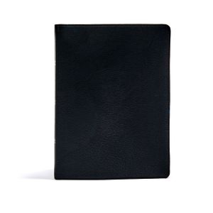 CSB Verse-By-Verse Reference Bible, Holman Handcrafted Collection, Black Premium Goatskin image number 0