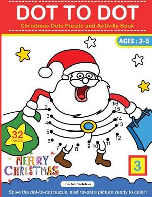Dot To Dot: Christmas Dots Puzzle and Activity Book image number 0