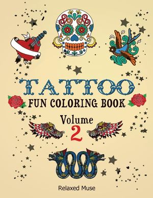 Tattoo Fun Coloring Book Volume 2 image number 0