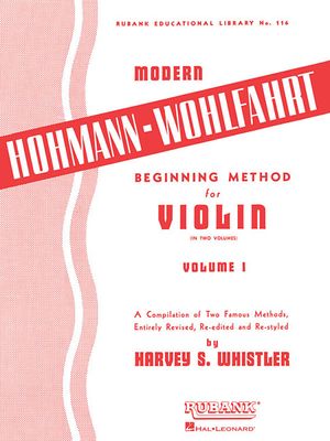Modern Hohmann-Wohlfahrt Beginning Method for Violin: Volume 1 image number 0