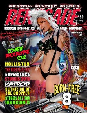 Renegade Magazine Issue 35: Renegade magazine is a kustom kulture publication featuring custom motorcycles, rat rods, artist pin-ups and more wild image number 0