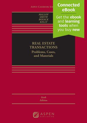 Real Estate Transactions: Problems, Cases, and Materials image number 0